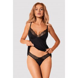 BELLA ROU Top & panties Комплект из 2 частей Черный