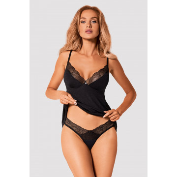BELLA ROU Top & panties Комплект из 2 частей Черный