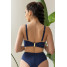 SANTORINI Bralettebikini Бюст купальный т. Синий + белый