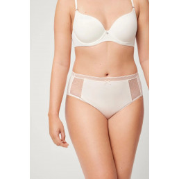 19536 High waist Трусы высокие Экрю