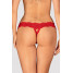 AMOR CHERRIS Thong crotchless Трусы стринги Красный