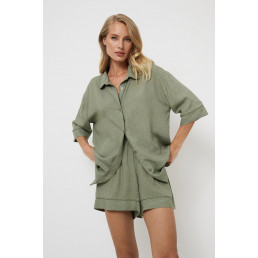 OLIVE Пижама женская с шортами Оливковый