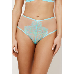 AQUAMARINE AZURE Трусы высокие Лазурный