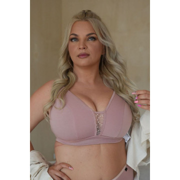 MARCELLA POWDER Bra micromodal Бюст Пудровый