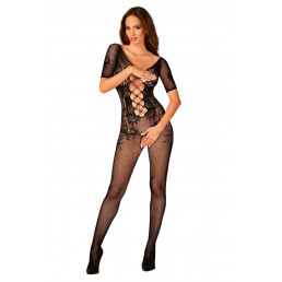 F238 Bodystocking Черный