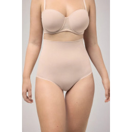 19637 High waist shaping Трусы высокие Телесный