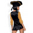PIRATE Dress Игровой костюм Чёрный + жёлтый