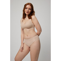 19690 High waist Трусы высокие Телесный