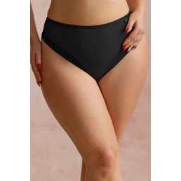 FORTUNA COMFORT BLACK Stringhighwaist Light Трусы высокие стринги Черный