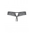 SHIBU Thong crotchless Трусы стринги Черный
