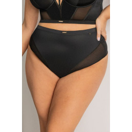 SIMPLE Stringhighwaist Трусы высокие стринги Черный
