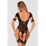 G334 Bodystocking Черный