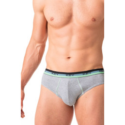 MPP 188 A24 Трусы слипы 2 шт. в упаковке св. Серый + черный
