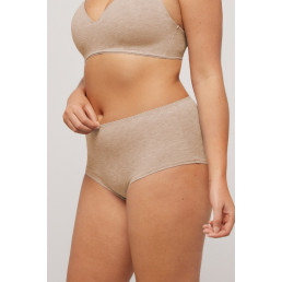 10075 High waist Трусы высокие Бежевый