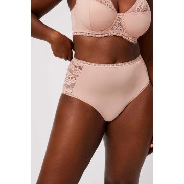 10591 High waist Трусы высокие Пудровый