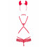 Evilia teddy costume 4 pcs (красный)