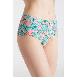 HAWAII MAXI Трусы высокие Розовый + зеленый