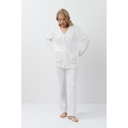 KEYLA SET SOFT Пижамный комплект женский Белый