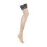 BELLASTIA Stocking Чулки для пояса Телесный+черный
