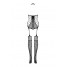 F240 Bodystocking Черный