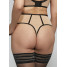SALMAH Stringhighwaist Трусы высокие стринги Бежевый + черный