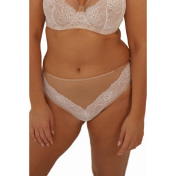 969/3-P PERLA WHITE Трусы слипы Белый + бежевый