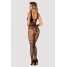 N123 Bodystocking Черный