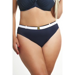 BLUEMARE NIGHTBLUE Briefshighwaist Трусы купальные т. Синий + белый