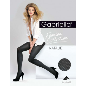 373 NATALIE 60 DEN Колготки Черный + серый