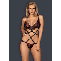 MEGIES Teddy Боди Черный + красный