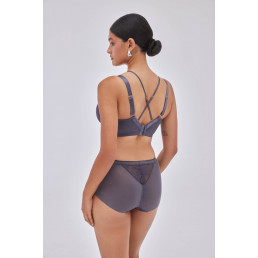 Chiara classic трусы с завышенной талией (графит) (графит)