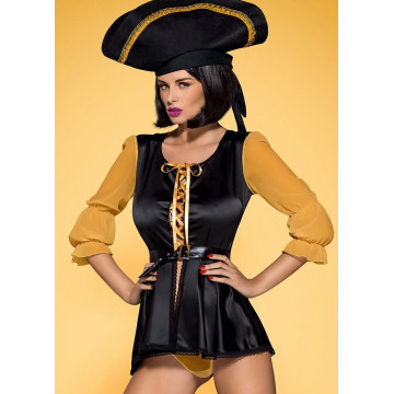 PIRATE Dress Игровой костюм Чёрный + жёлтый