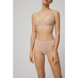19697 High waist Трусы высокие Телесный