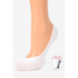 STOPKI COTTON ANTI-SLIP Подследники женские Белый