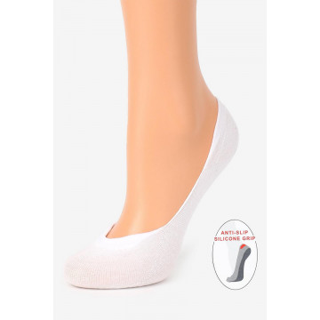 STOPKI COTTON ANTI-SLIP Подследники женские Белый