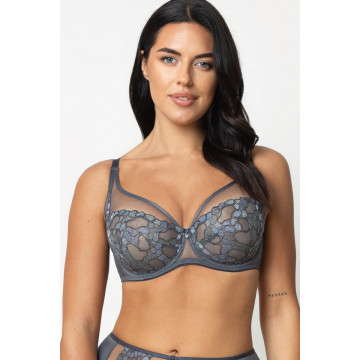 GENRIETTA Soft full cup Бюст Графит