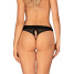 CHEMERIS Panties crotchless Трусы слипы Черный