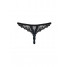 LETICA Thong crotchless Трусы стринги Черный