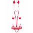 Evilia teddy costume 4 pcs (красный)