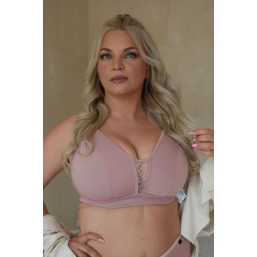 MARCELLA POWDER Bra micromodal Бюст Пудровый