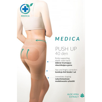 128 MEDICA PUSH UP 40 DEN Колготки Телесный