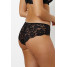 BELLA BLACK/BEIGE Трусы бразильяно Черный + бежевый