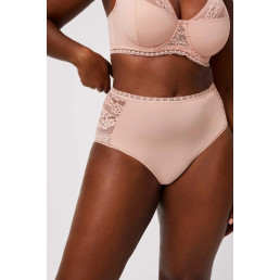 10591 High waist Трусы высокие Пудровый