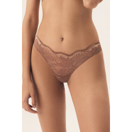 42327 KAVI/84X Трусы стринги Кофейный
